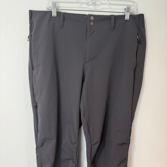 REI Co-op Women's Activator Shell Pants Trail Hike Outdoor Gray XL Petite - Picture 2 of 10